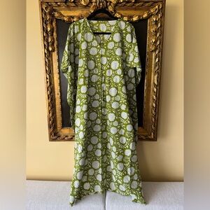 Indian Boho Floral Dress One Size